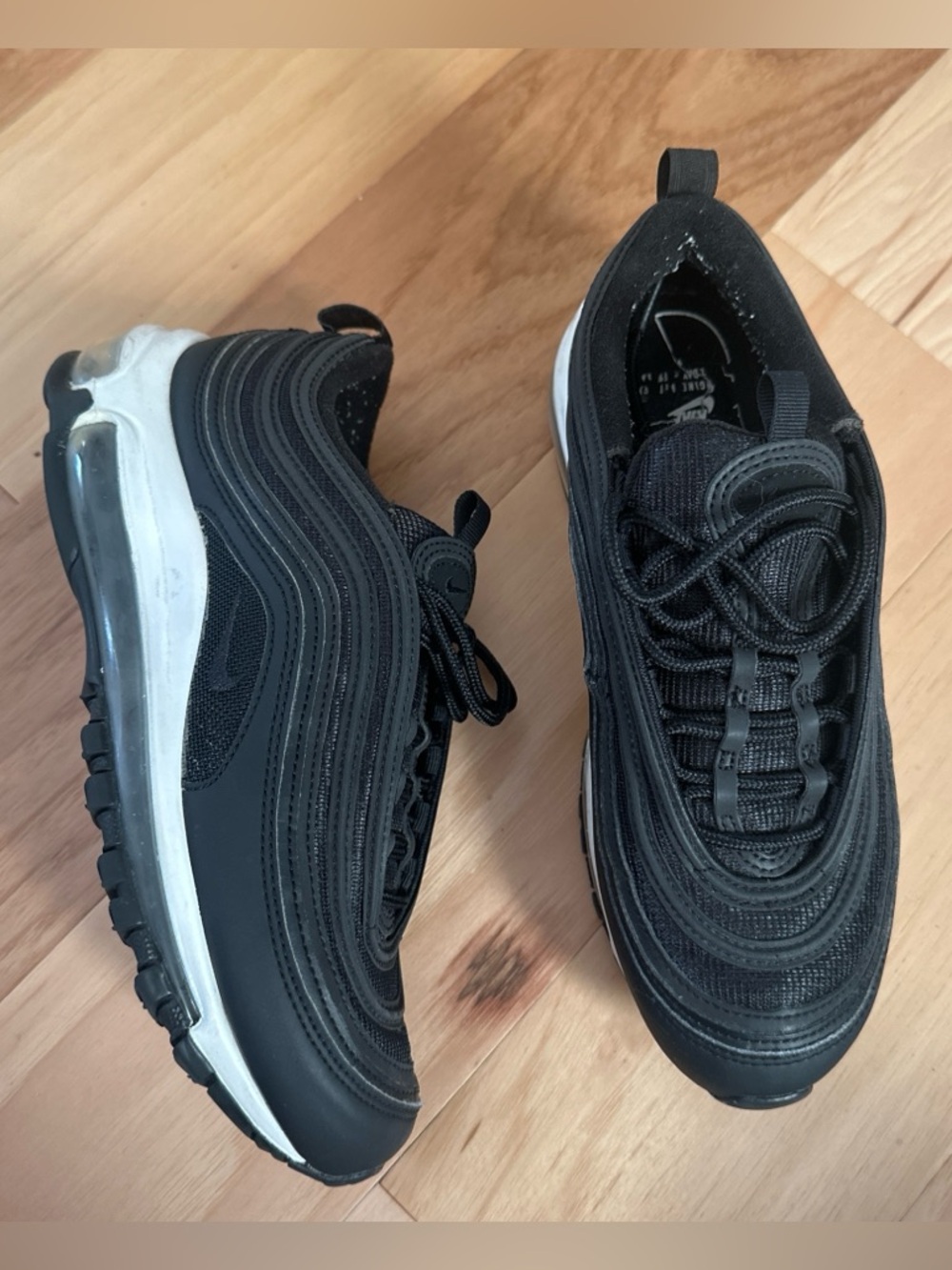 Nike Black & White Air Max 97 Sneakers